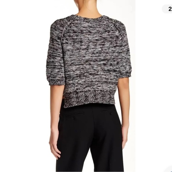 Trina Trunk Haven Pima Cotton Short Sleeved Knit Sweater - Picture 2 of 8